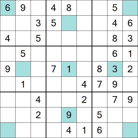 Girandola Sudoku - Moyen