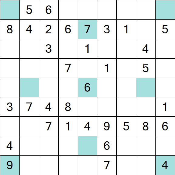 Girandola Sudoku - Moyen