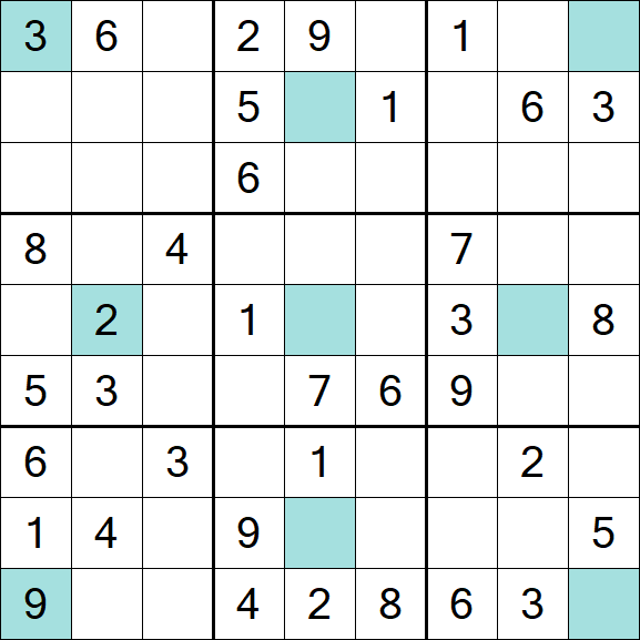 Girandola Sudoku - Moyen