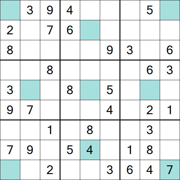 Girandola Sudoku - Moyen