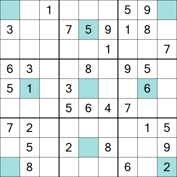 Girandola Sudoku - Moyen