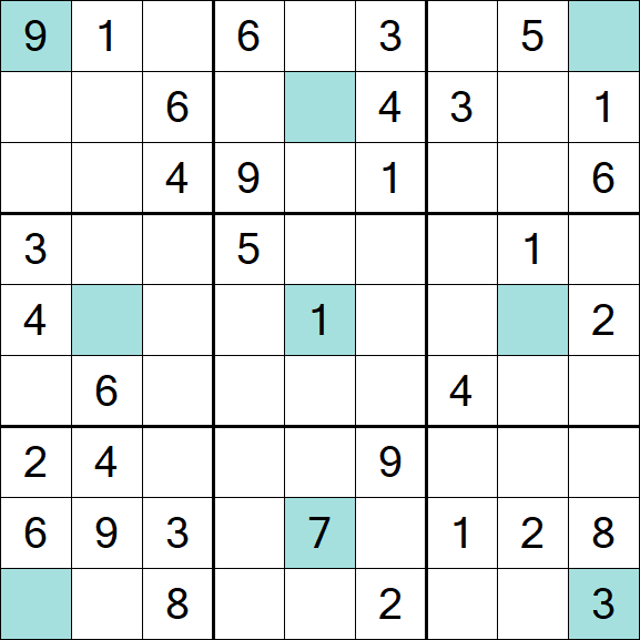 Girandola Sudoku - Moyen