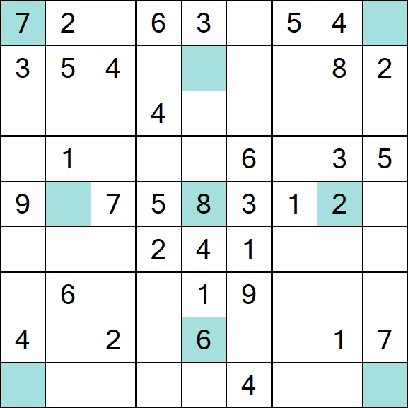 Girandola Sudoku - Moyen