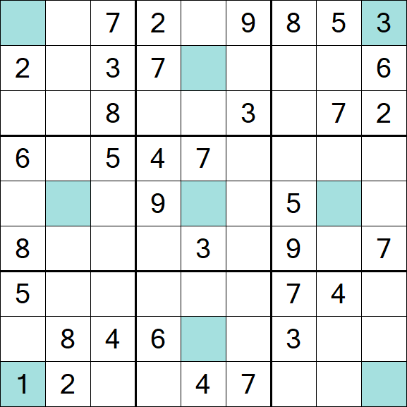 Girandola Sudoku - Moyen