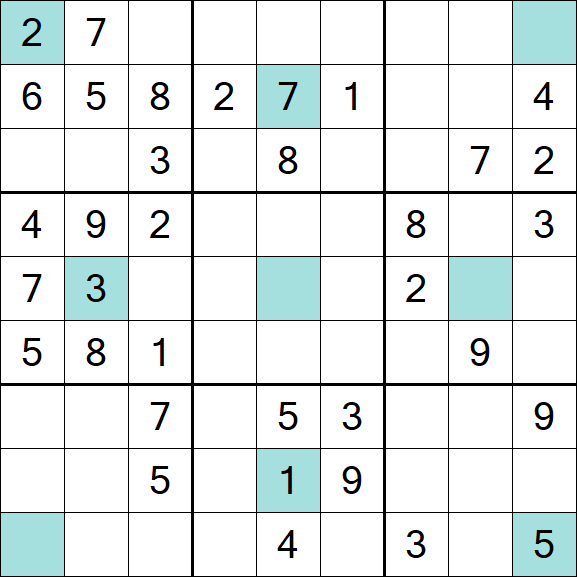 Girandola Sudoku - Moyen