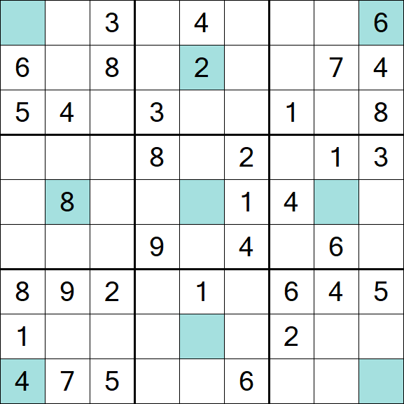 Girandola Sudoku - Moyen