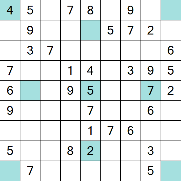 Girandola Sudoku - Moyen
