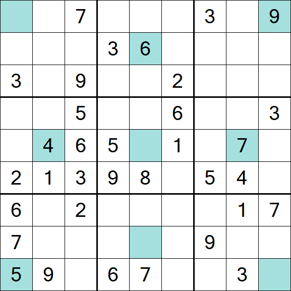 Girandola Sudoku - Moyen