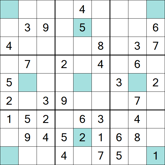 Girandola Sudoku - Moyen