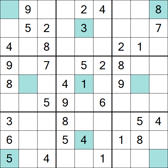 Girandola Sudoku - Moyen