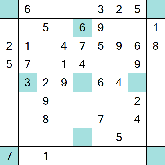 Girandola Sudoku - Moyen