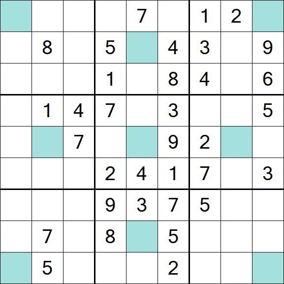 Girandola Sudoku - Moyen