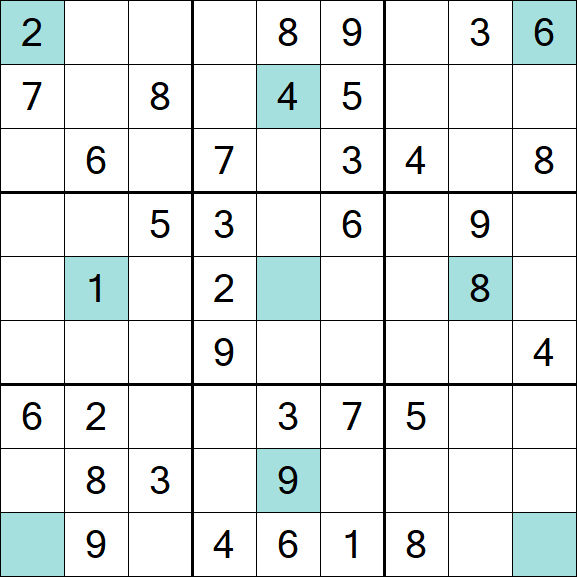 Girandola Sudoku - Moyen