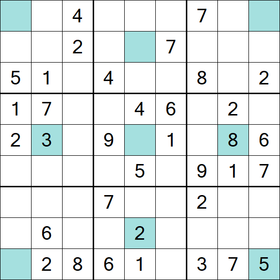 Girandola Sudoku - Moyen