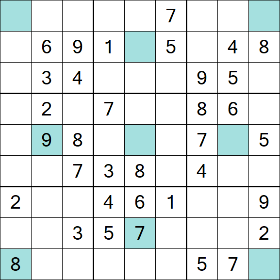 Girandola Sudoku - Moyen