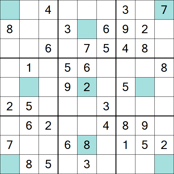 Girandola Sudoku - Moyen