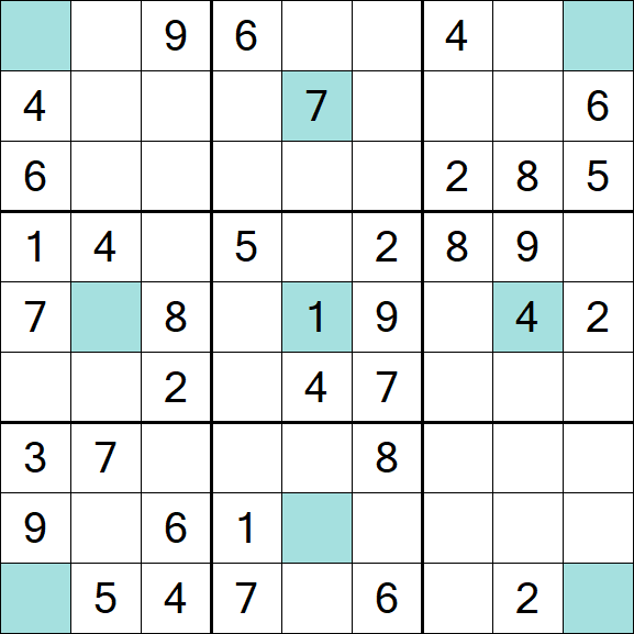 Girandola Sudoku - Moyen