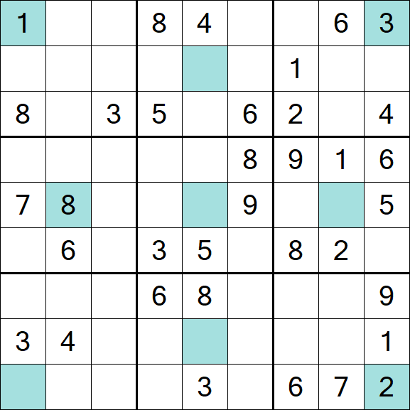 Girandola Sudoku - Moyen