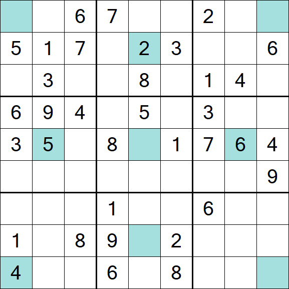 Girandola Sudoku - Moyen