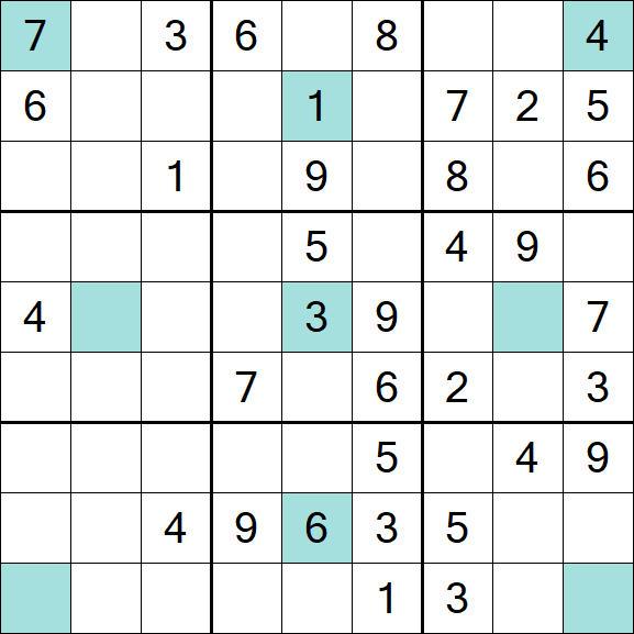 Girandola Sudoku - Moyen