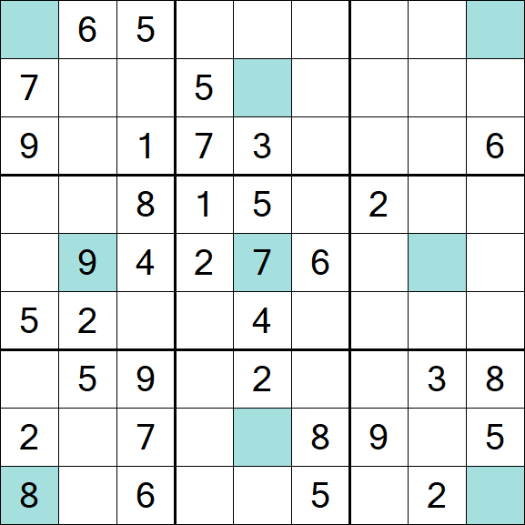 Girandola Sudoku - Moyen