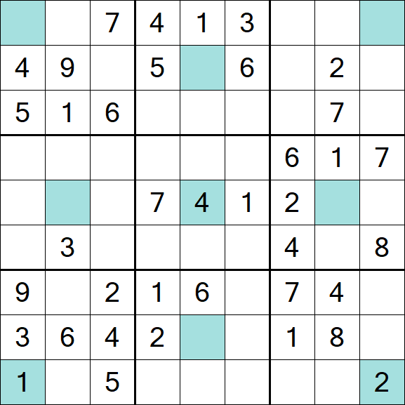 Girandola Sudoku - Moyen