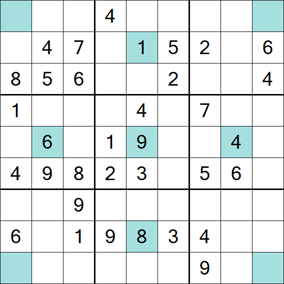 Girandola Sudoku - Moyen