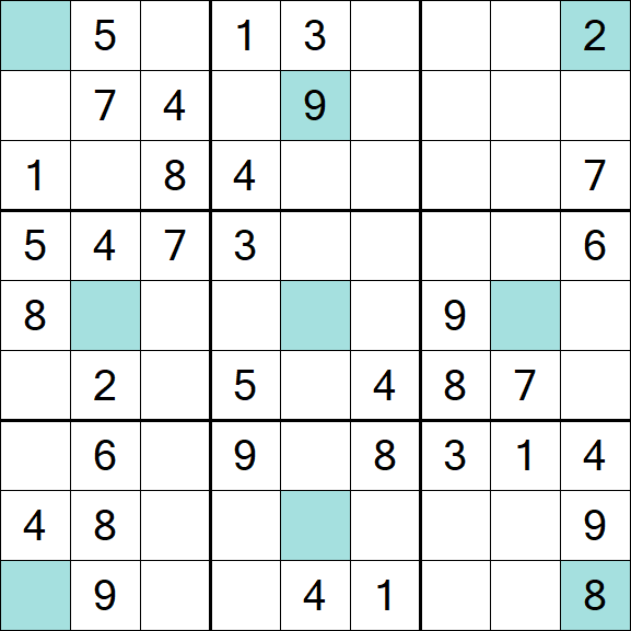 Girandola Sudoku - Moyen