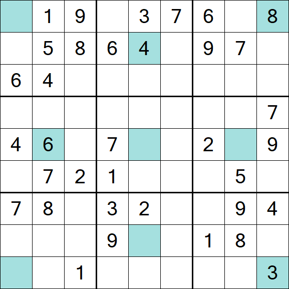 Girandola Sudoku - Moyen