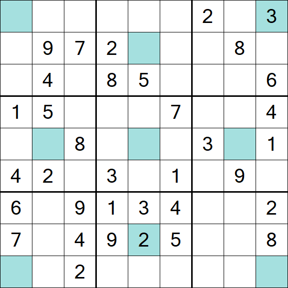 Girandola Sudoku - Moyen
