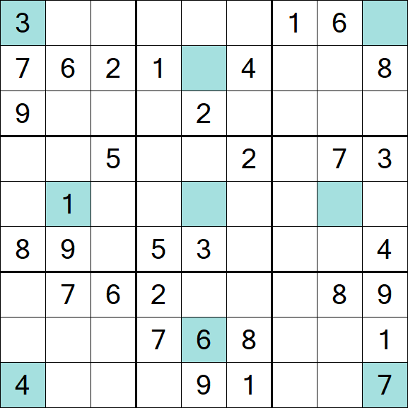 Girandola Sudoku - Moyen