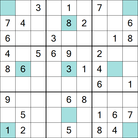 Girandola Sudoku - Moyen