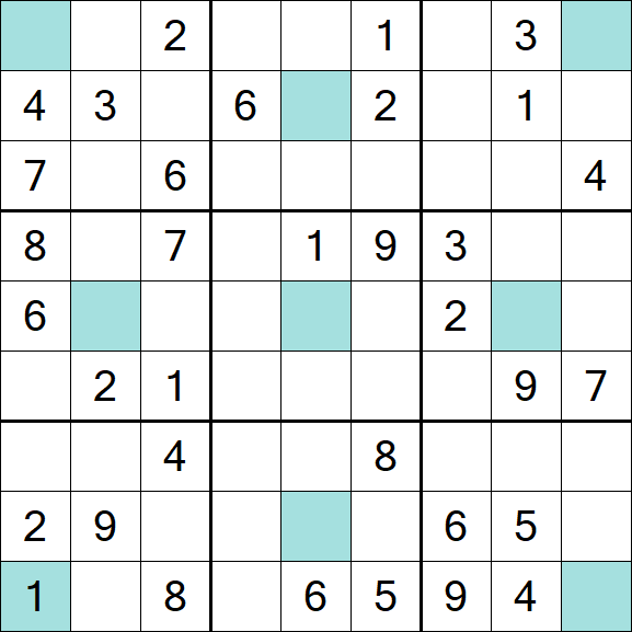 Girandola Sudoku - Moyen