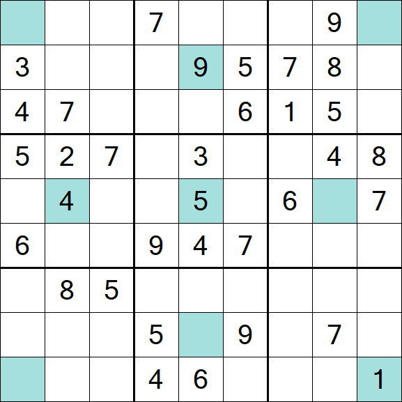Girandola Sudoku - Moyen