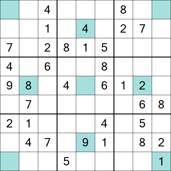 Girandola Sudoku - Moyen