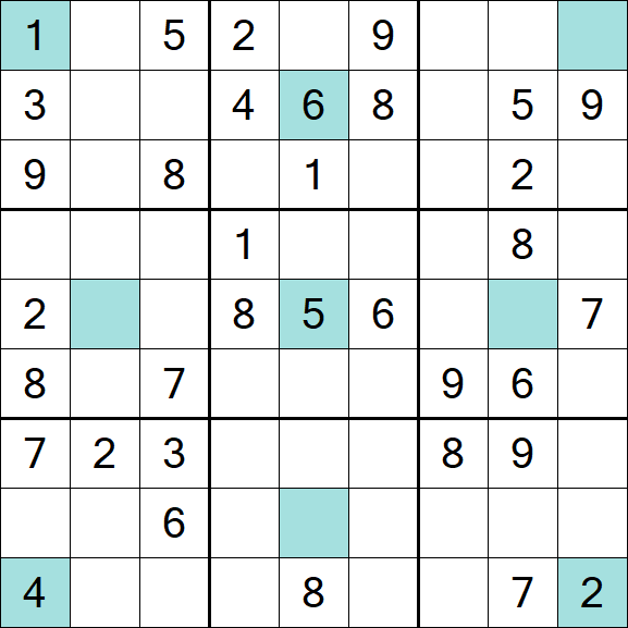Girandola Sudoku - Moyen