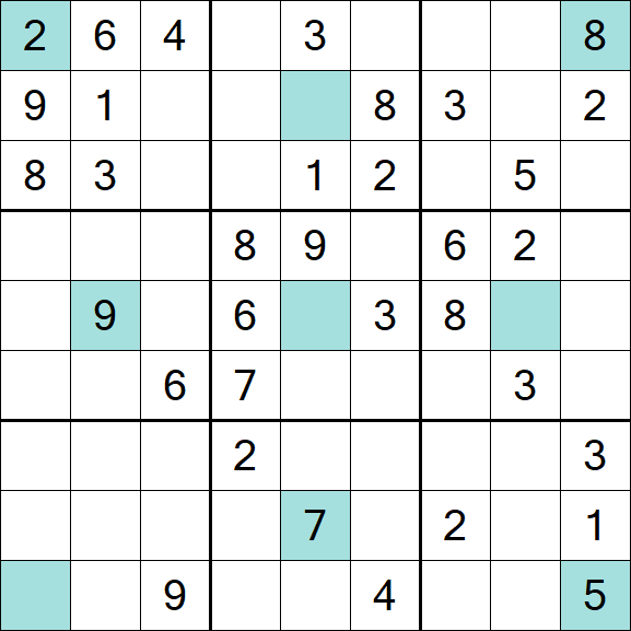 Girandola Sudoku - Moyen
