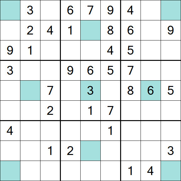 Girandola Sudoku - Moyen
