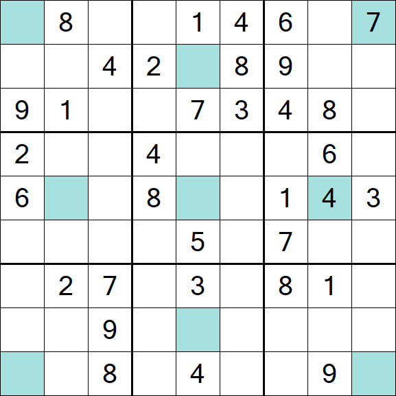Girandola Sudoku - Moyen
