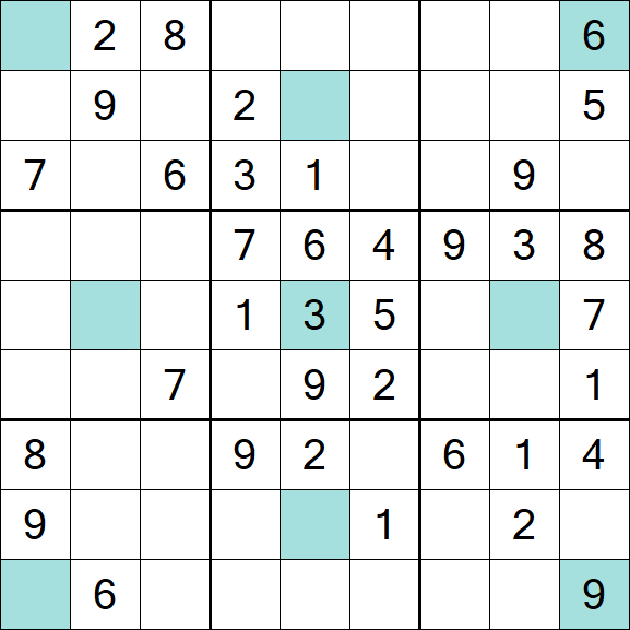Girandola Sudoku - Moyen