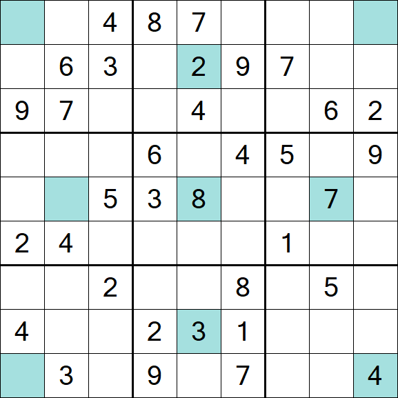 Girandola Sudoku - Moyen