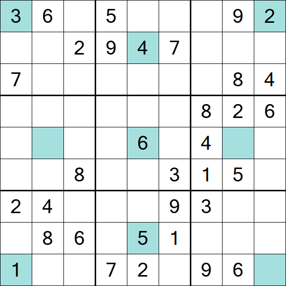 Girandola Sudoku - Moyen