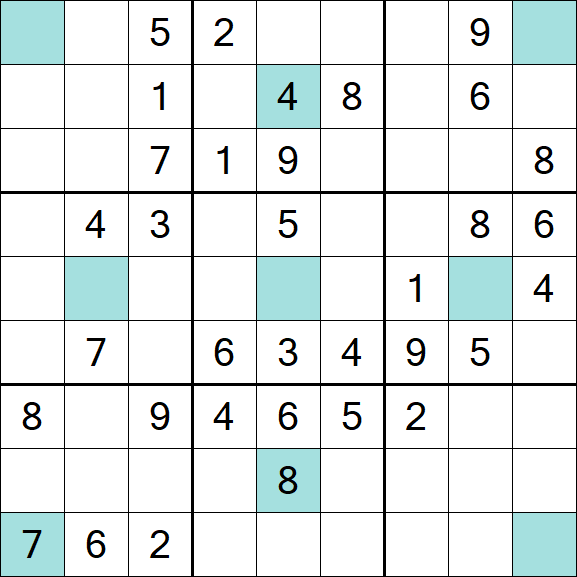 Girandola Sudoku - Moyen
