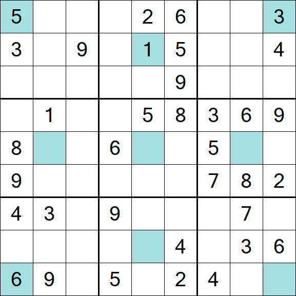 Girandola Sudoku - Moyen