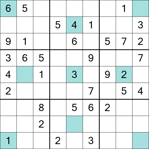Girandola Sudoku - Moyen