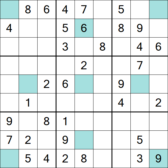 Girandola Sudoku - Mittel