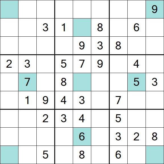 Girandola Sudoku - Medio