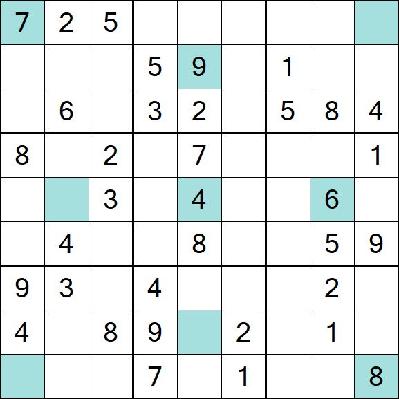 Girandola Sudoku - Moyen