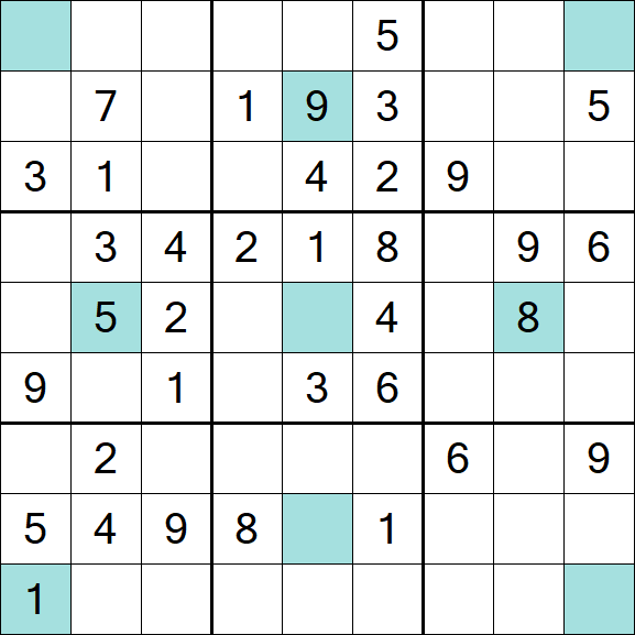 Girandola Sudoku - Medio