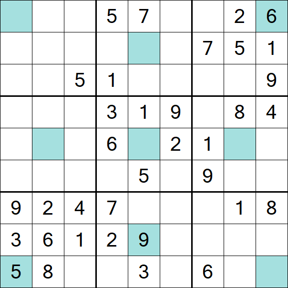 Girandola Sudoku - Médio